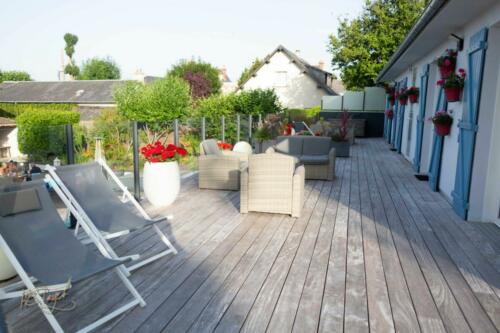 CHAMBRE FAMILIALE AVEC TERRASSE